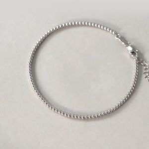Chow Sang Sang 周生生 950 Platinum Essence Bead Bracelet for Women & Men 19cm 92456B Price-by-Weight 2.62g Platinum