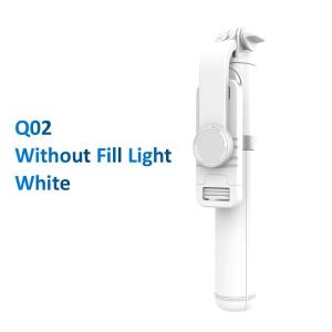 Q02S Portable Bluetooth Selfie Stick Phone Holder Retractable Multifunctional Tripod With Selfie light Wireless Remote Shutter