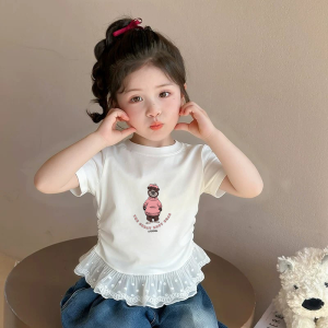 Tiger Letter Print Cotton T-Shirt