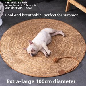 MONLEYTA | Pet Mat Cat Pad Sleeping Round Wear-resistant Anti-scratch All-season Carpet Non-shedding Scratch Board Cat Dog Furniture