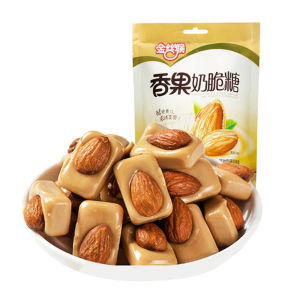 金丝猴奶糖 杏仁糖果仁Fragrant Fruit Milk Crisp Candy 72g Golden Monkey Milk Candy Almond Candy Kernel Wedding Candy
