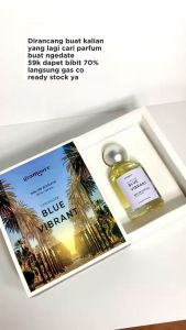 Geamoore Blue Vibrant Eau De Parfum 70% Oil Longlasting 50ML