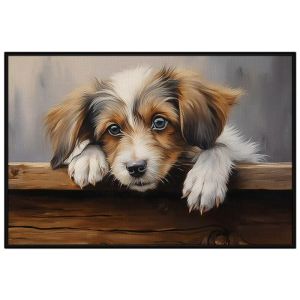 Tranh Canvas Cún Nhỏ Đáng Yêu Dán Tường Phong Cách Hiện Đại - Home Décor Trang Trí Nội Thất