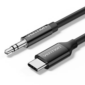Vention USB C to 3.5mm Headphone Adapter DAC Chip Type C for iPhone 16 15 Pro Max MacBook Samsung Gaming PC/PS5 Aux Cable