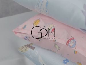 (Nhiều Mẫu) Vỏ Gối Nằm Họa Tiết Hoạt Hình Gòn Bedding Lụa Tencel 60s Kích Thước 50x70 cm