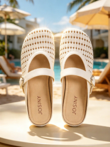 Josiny | Braided Soft-bottomed Mary Jane Slippers Easy to Slip On