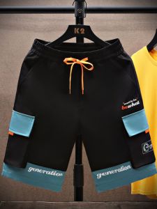 Youth Summer Thin Five-Point Casual Sports Pants High School Students Boys Loose Fit Comfortable Breathable Fashionable Shorts