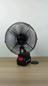 Kipas Angin Baterai Lithium 21V Kipas Tanpa Kabel 8 Inch