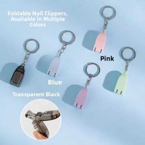 Mini Portable Transformable Folding Nail Clippers Student Personal Hygiene Tool Compact Travel Size Nail Scissors Home Use
