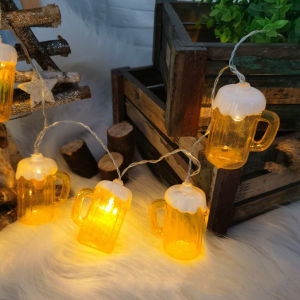 Party Beer Bottle Kitchen Decoration String Lights Indoor Room Battery USB Power Night Lights Fairy Lights Party Wedding Decor