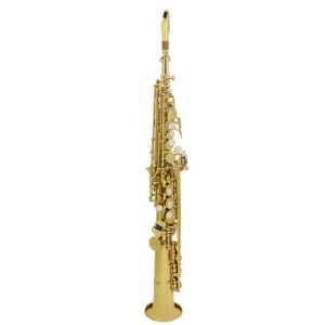 IRIN | IRIN Soprano Saxophone Mouthpiece Tip 5 6 7 8 Golden Metal Sax Mouthpiece with Ligature Cap Woodwind Instrument Accessories