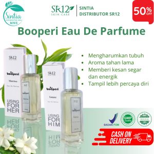 SR12 Parfum Booperi Eau De Minyak Wangi Aroma Tahan Lama Mengharumkan Badan Serta Kesan Segar 30ml
