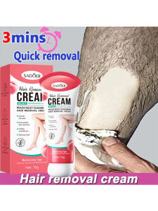 SADOER | Hair Removal Cream Permanent Epilator Cream Intimate Areas Health Painless Hair Remover Growth Inhibitor for Woman Men Body Care