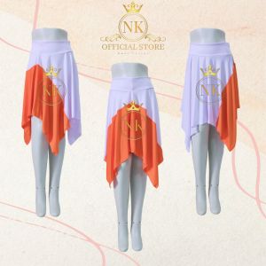 Rok Zig Zag Kombinasi Warna - Jersey Premium - Gerak Jalan Line Belly Dance Senam Zumba Sepeda Olahraga Indoor Renang Outdoor
