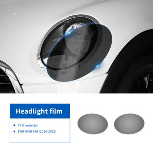 TPU Car Headlight Protective Film For BMW Mini Cooper S F54 F55 2014-25 Transport & Smoke Anti-Scratch Auto External Accessories