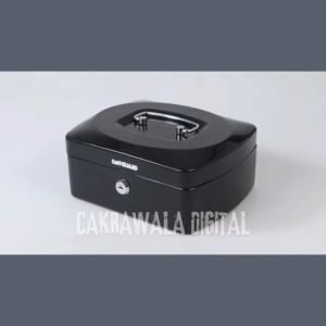 PROMO TaffGUARD Kotak Brankas Uang Perhiasan Tahan Api Besi Kunci Cash Safebox Key Lock 33x24x9cm