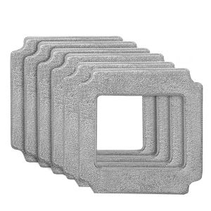 Window Cleaning Mopping Cloths for ABIR WD8 Window Cleaner Robot 6 PCS Cleaning Rags Towel Dust Cloth