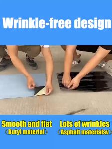 New Upgrade🎉Butyl Waterproof Tape Roof tape sealant waterproof roofing adhesive Color steel tile waterproof self-adhesive membrane roof leak pantapal sa bubong waterproof Roof aluminum tape sealant for Wall crack proof Self Adhesive roofing tape