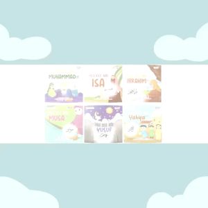 Buku Cerita Anak Bergambar Bilingual Seri Masa Kecil Nabi Yahya Isa Musa Ibrahim Yusuf Muhammad Lingkar Media