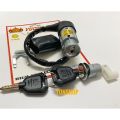 Bộ Ổ Khoá Xe Wave Nhỏ Chìa 6 - 8 Cạnh Chống Trộm Hàng Cao Cấp Chính Hãng VƯƠNG NIỆM. 