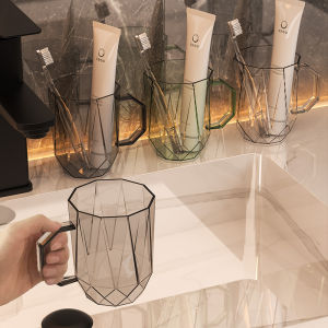 Cốc Chải Răng Sang Trọng Hình Học Cốc Đựng Nước Súc Miệng Cốc Đựng Đồ Dùng Vệ Sinh Cá Nhân Cốc Đựng Bàn Tay Cốc Đựng Bàn Tay