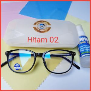 kacamata lensa normal anti radiasi hp tv komputer real pick