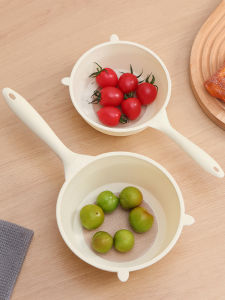 Kitchen Drain Spoon Oil Residue Flour Sieve Tea Residue Filter Spoon Plastic Material Cooking Utensil Drain Net Spoon