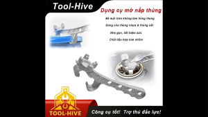 Dụng cụ mở lắp thùng phi nhôm 3 In1 Cờ lê mở thùng nhựa hộp các loại đa chức năng.