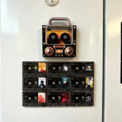 AMU·PIGGY | Music NFC Magnetic Sticker with Auto Play