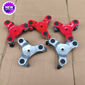 500Kg Triangle Moving Furniture Lifter 3 Wheels Metal Moving Tool Sofa Lifter Household Moving Tool Manual Tool Combination 4Pcs