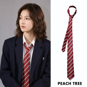JIFANPAUL | Burgundy Stripes School Style Necktie