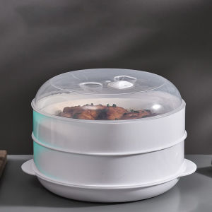 Chang กล่องอุ่นอาหาร  ขนาด 1 ชั้น ที่นึ่งกับ 1 มิติ ไมโครเวฟ