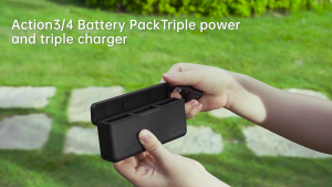 TELESIN Battery Charger Hub Charging Case Storage Box for DJI Osmo 360 / Action 6 5 4 3