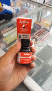 Artline Tinta Isi Ulang Refill Ink For WhiteBoard Marker Botol Kaca 20 ml Esk-50/Tinta Refill Hitam