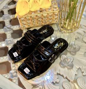 Sandal Selop Zara Pita Tali Gesper Kekinian Korean Style KODE HZ1DES24