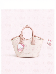 TOUTOU | Toutou HelloKitty Pink Commuter Handbag and Crossbody Bag