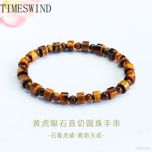 Timeswind thật tự nhiên Tiger của mắt vàng cắt xâu hạt tròn phụ nữ vòng tay trang sức thời trang quà tặng với giấy chứng nhận