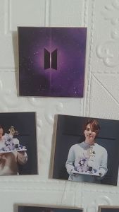 Paling Murah Isi 8 pcs Foto BTS walldecor BTS hiasan dinding mini 10x10 cm