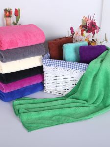 Fiber Towel Superfine Fiber Absorbent Quick Dry No Shedding Salon Quality Hair Washing Bath Room Cleaning Car Washing Towel