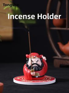 Zhongkui Incense Holder Office Desktop Decoration Stress Relief Small Person Prevention Chinese Style Home Use Incense Tray