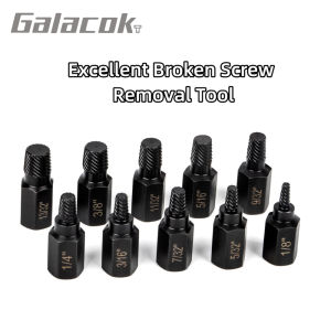 10 Pcs Broken Screw Extractors Multiple Bolts Stripping Tools Suitable for Quickly Removing Broken Screws Bolts and Studs
