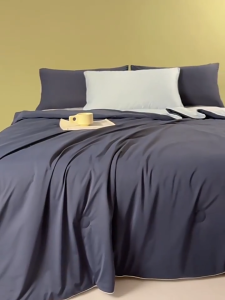 KUNFLOW Ice Silk Cooling Blanket | Breathable Soft Cool Touch | Lightweight Summer Comfort