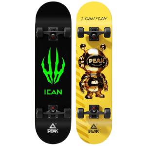 PEAK | Beginner Youth Adult Skateboard Professional Double Kick Four Wheel