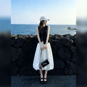 DANTING | French Sleeveless Vacation Outfit Two-Piece Set
