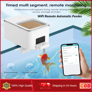 ⭐️【มีในสต๊อก+คลังสินค้าท้องถิ่น】⭐เครื่องให้อาหารปลาอัตโนมัติเครื่องจ่ายอาหารอัตโนมัติที่เวลาอัจฉริยะ WiFi เครื่องให้อาหาร Aquarium Ikan Mas เครื่องให้อาหารปลาความจุมากขนาด100มล. ควบคุมผ่านแอปโทรศัพท์มือถือ