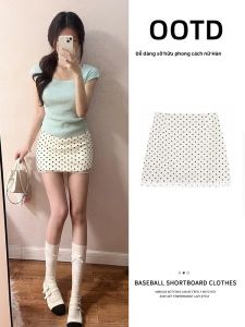 ZUKUN | Đầm Mini Dạng Xòe Ôm Có Chấm Bi MESH