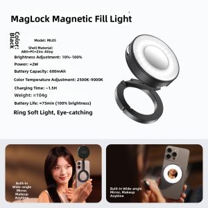 Ulanzi | Magnetic Portable Beauty Light Smartphone LED Ring