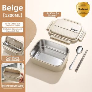 XIAOCHUSHU | Microwaveable Stainless Steel Insulated Lunch Box