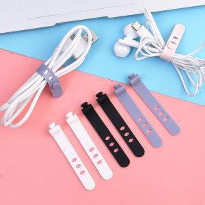 Cable Manager Data Cable Storage PVC-Coated Binding Wire Reusable Cable Tie Desk Wire Organizer Cable Binding Tape