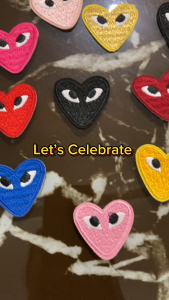 Fashionable Embroidery clothes patch stickers Iron patches CDG clothes patches DIY Hole Repair clothing accessories